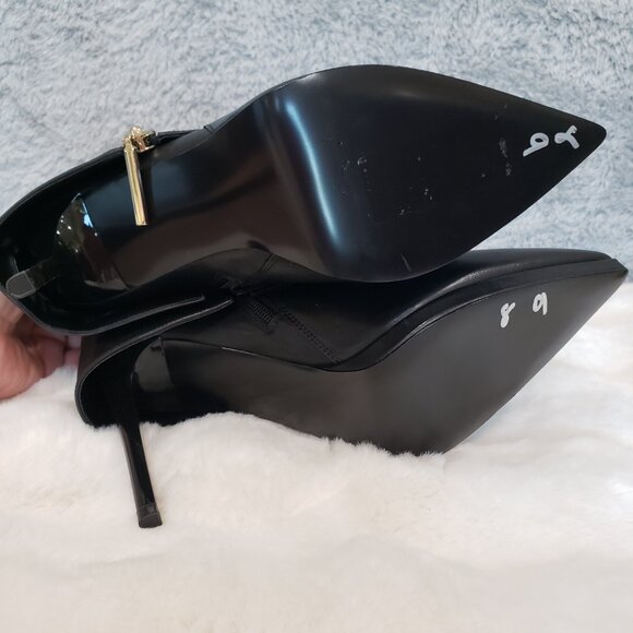 Steve Madden Renee Leather foldover pointed toe Booties Women's Sizes Night out - Picture 8 of 12